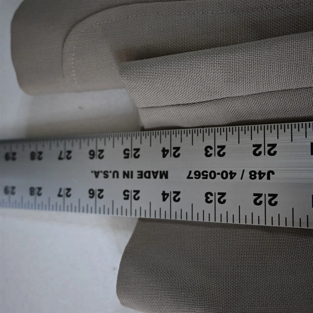 Vtg USA Made 44R Khaki Gold Button‎ Mens Blazer Suit Jacket Sport Coat